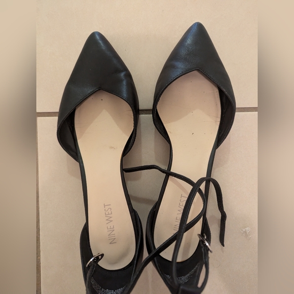 Nine West Black Mary Jane Wedge Heel - Picture 1 of 11